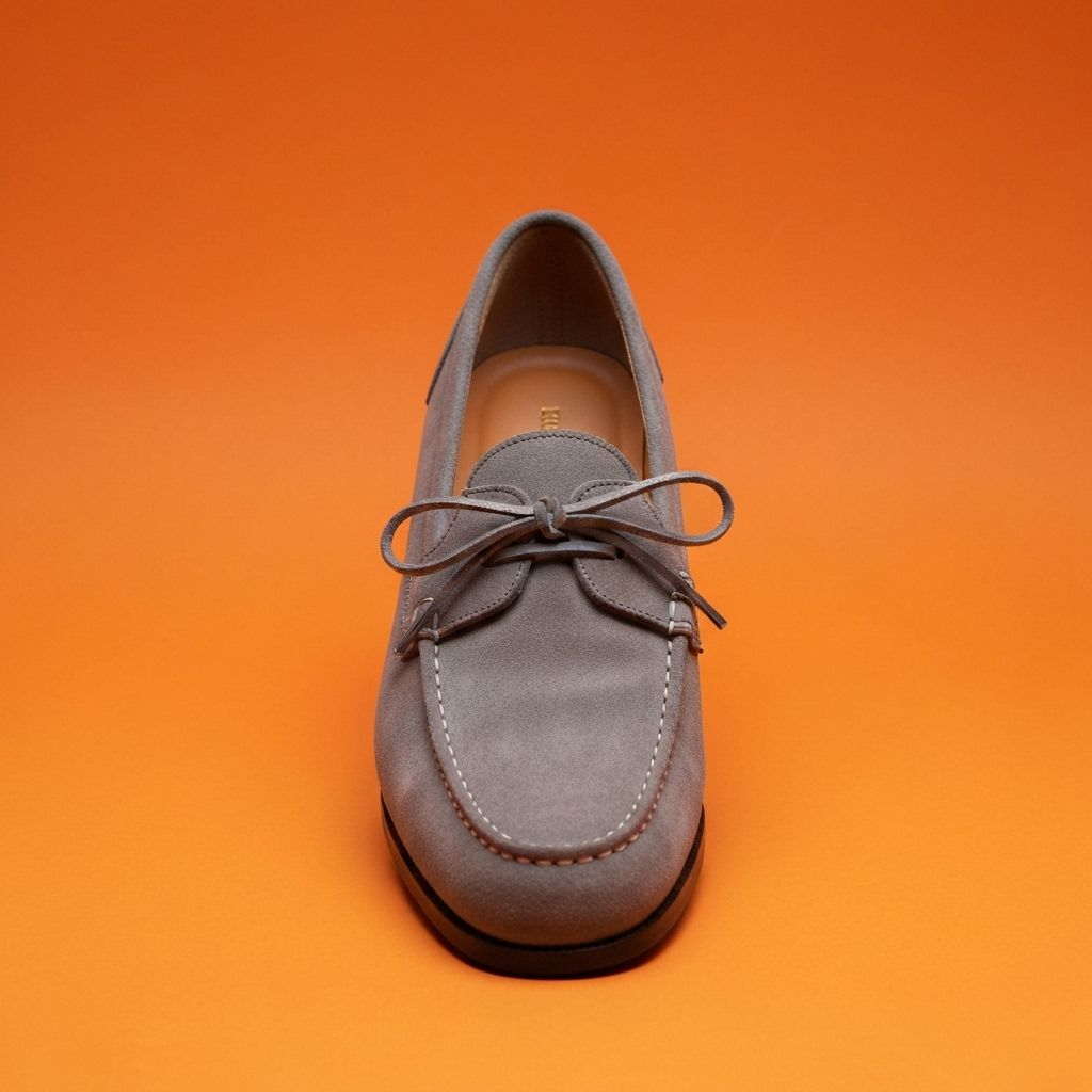 Suede loafer